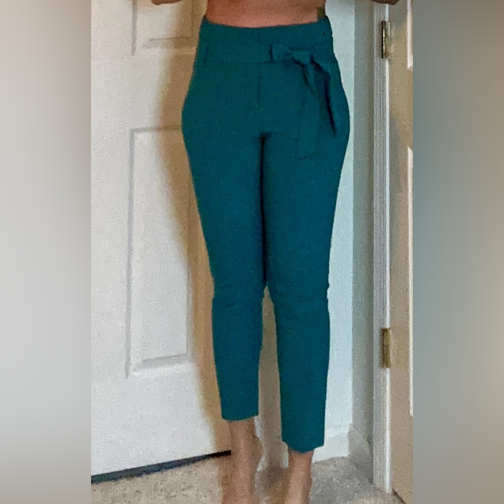 New York & Company Teal Ankle Pants